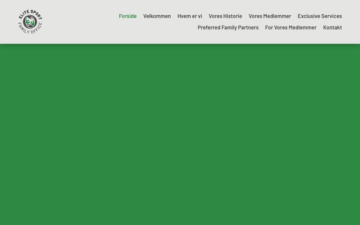 Elite Sport Family Office website preview