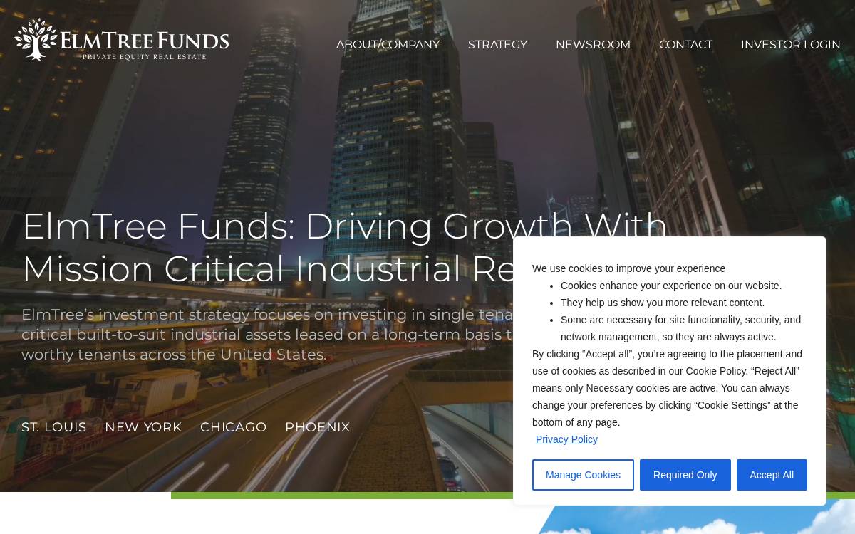 ElmTree Funds website preview