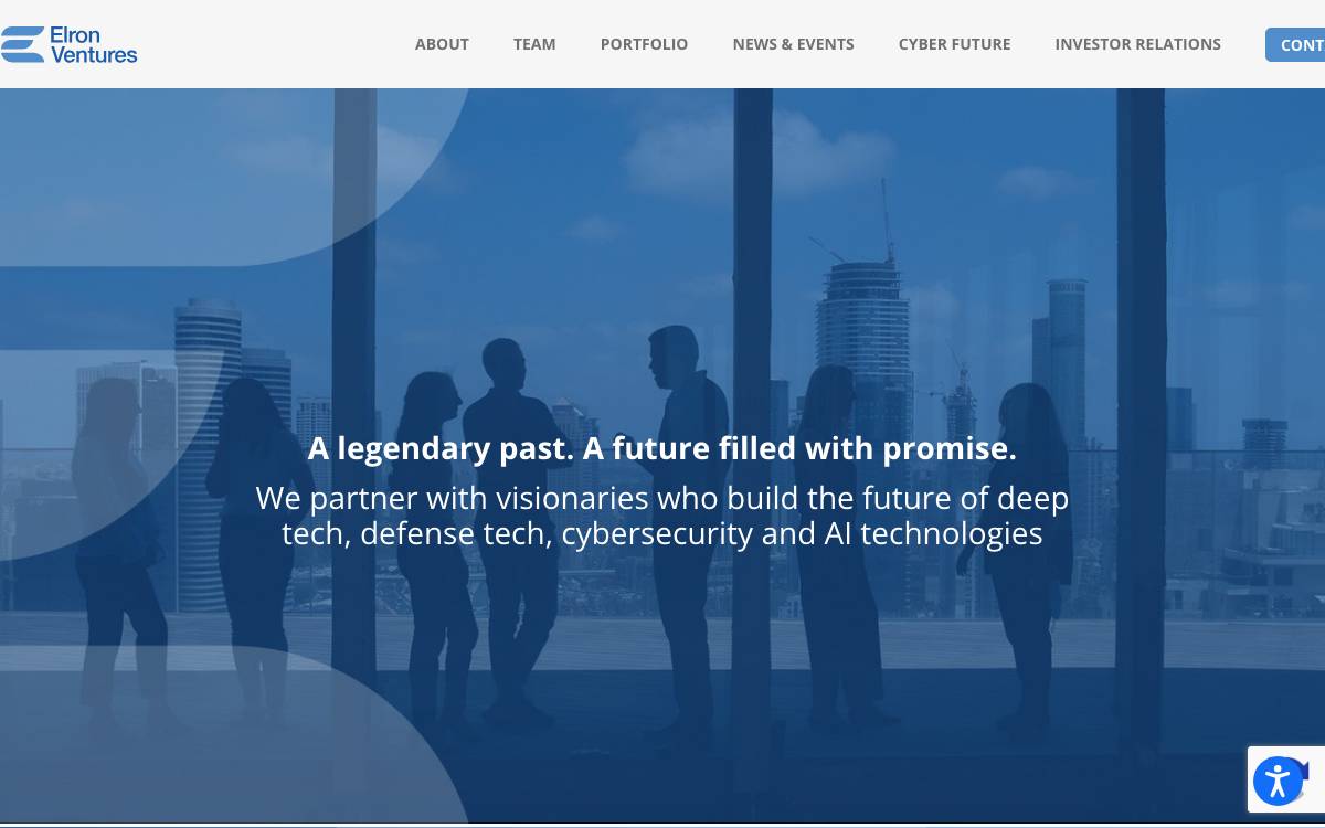 Elron Ventures website preview