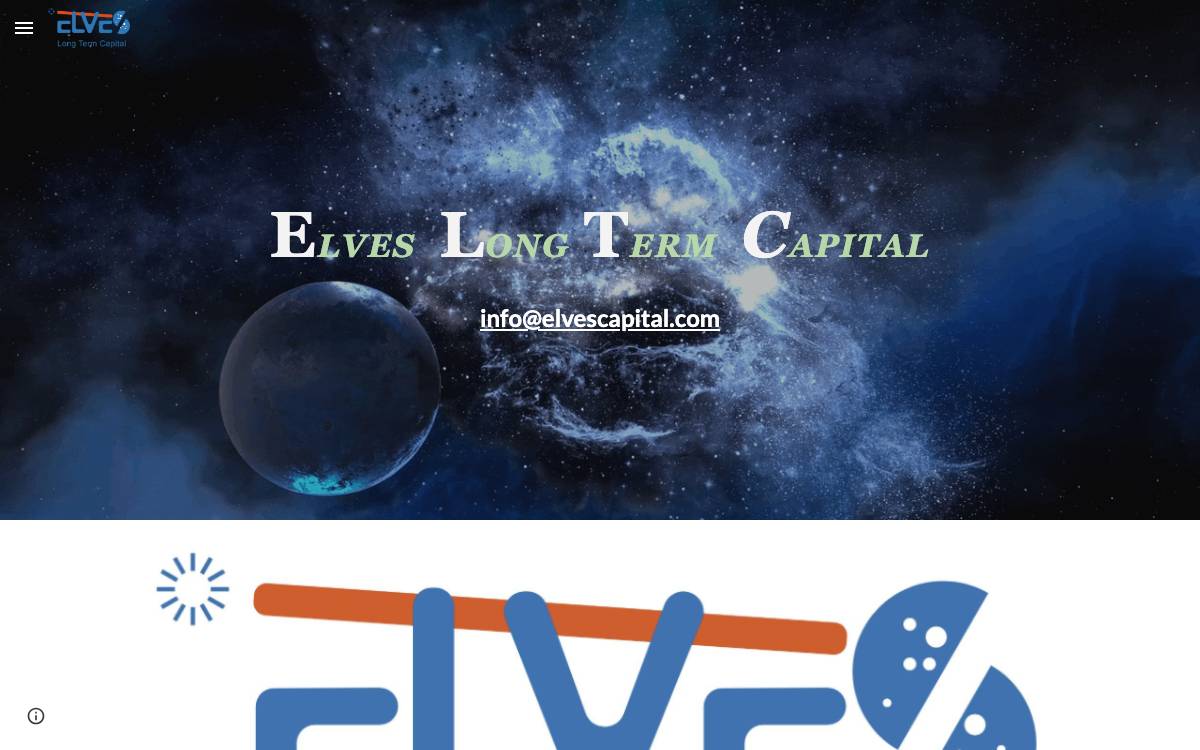 Elves Long Term Capital website preview