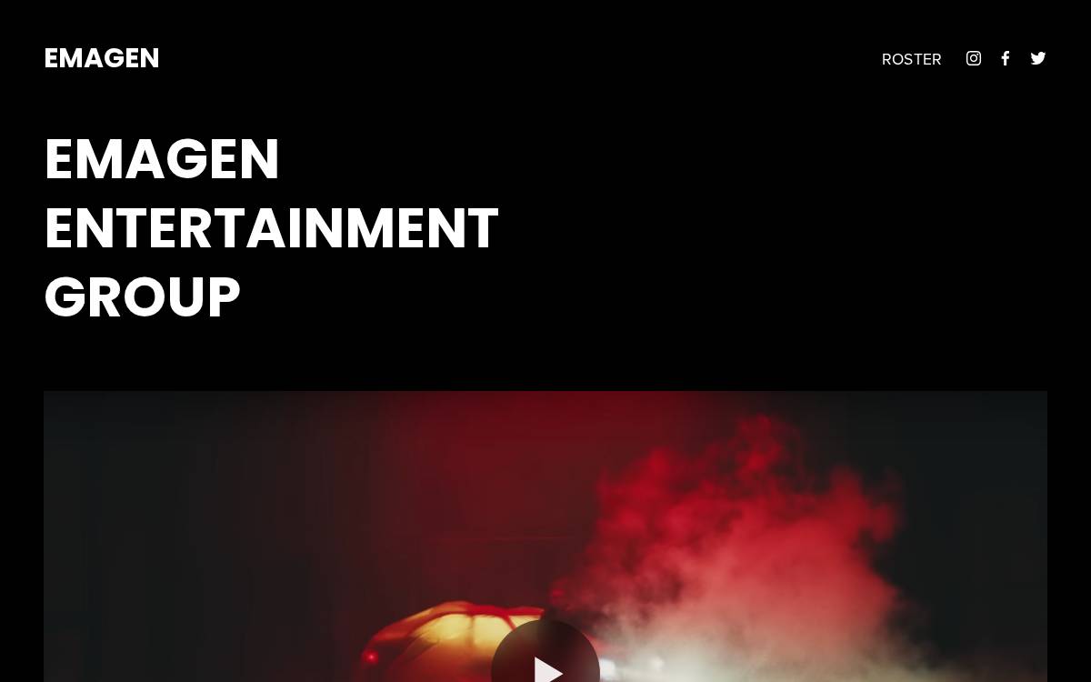 Emagen Entertainment Group website preview