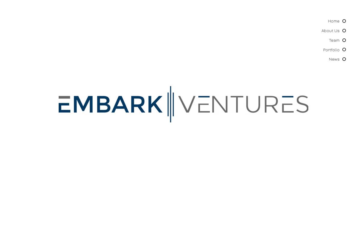 Embark Ventures website preview