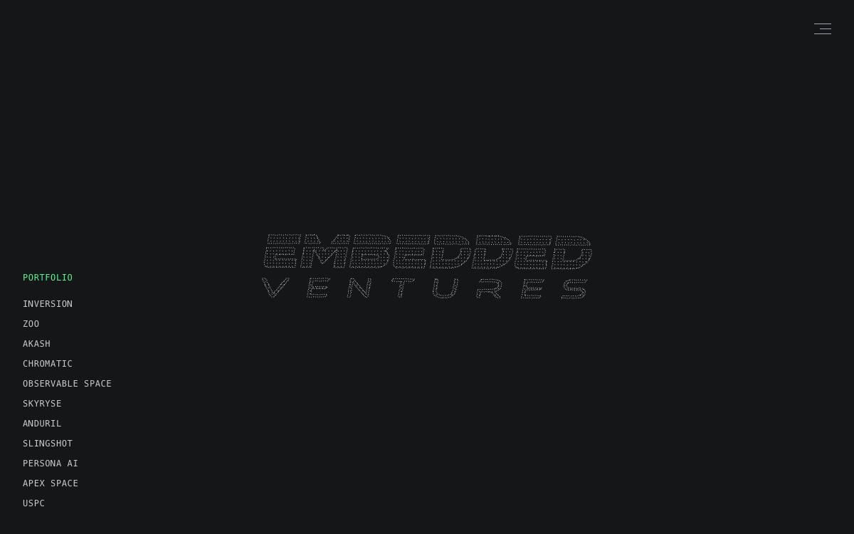 Embedded Ventures website preview