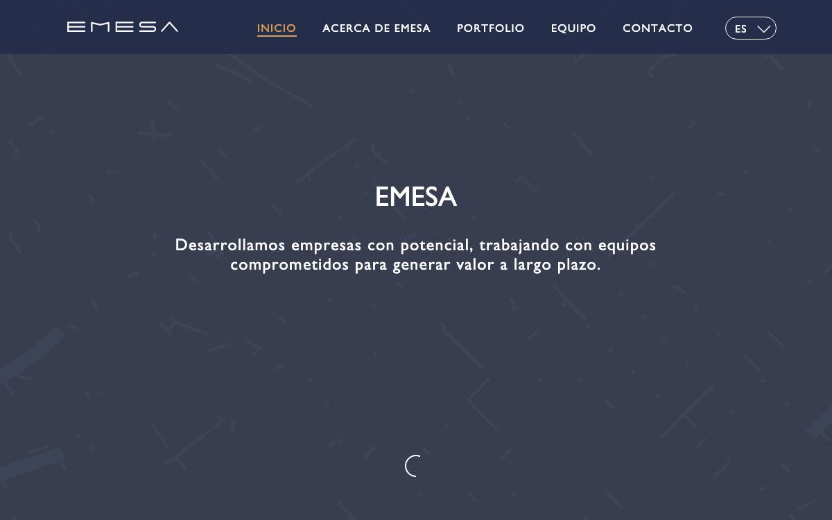 Emesa Corporación Empresarial website preview
