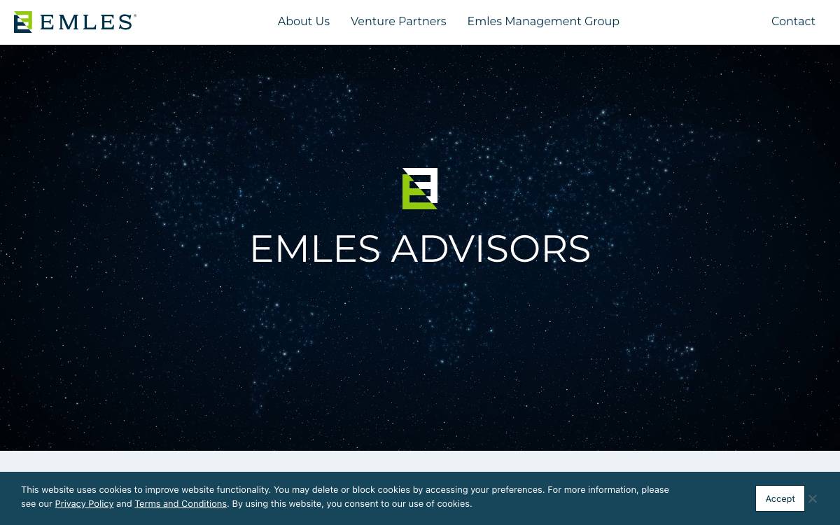 Emles Advisors website preview