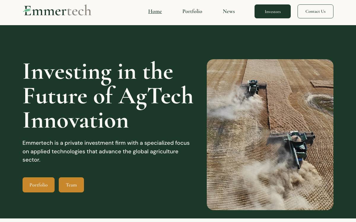 Emmertech website preview