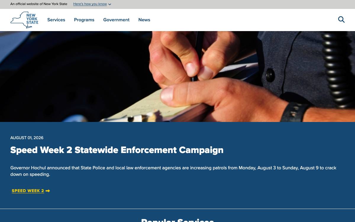 Empire State Development – New York Ventures website preview
