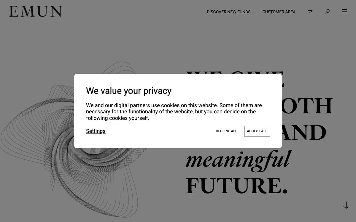 EMUN website preview