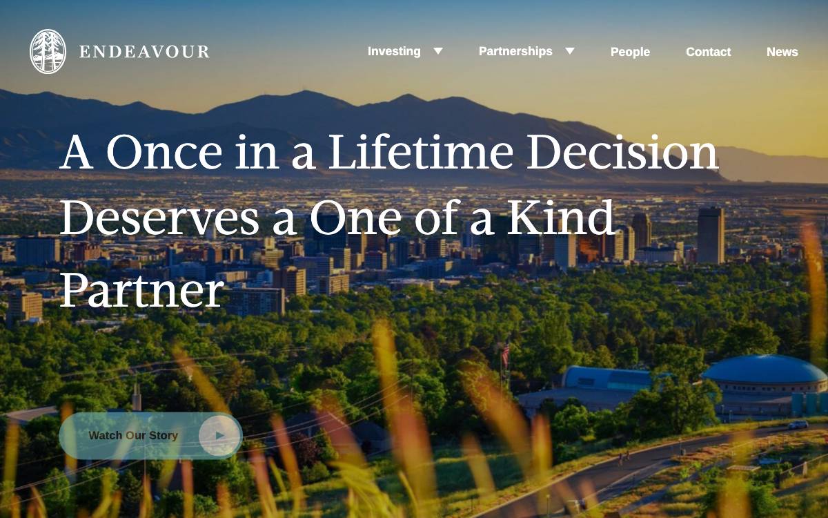 Endeavour Capital website preview