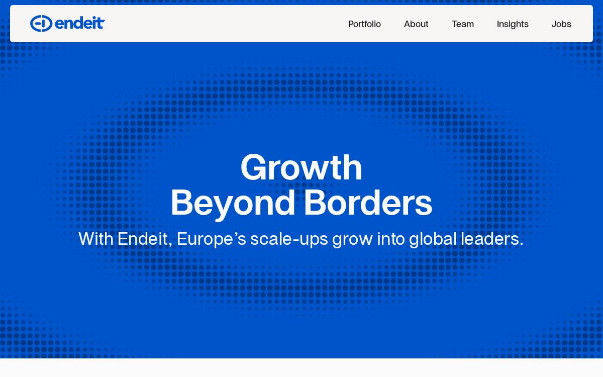 Endeit Capital website preview