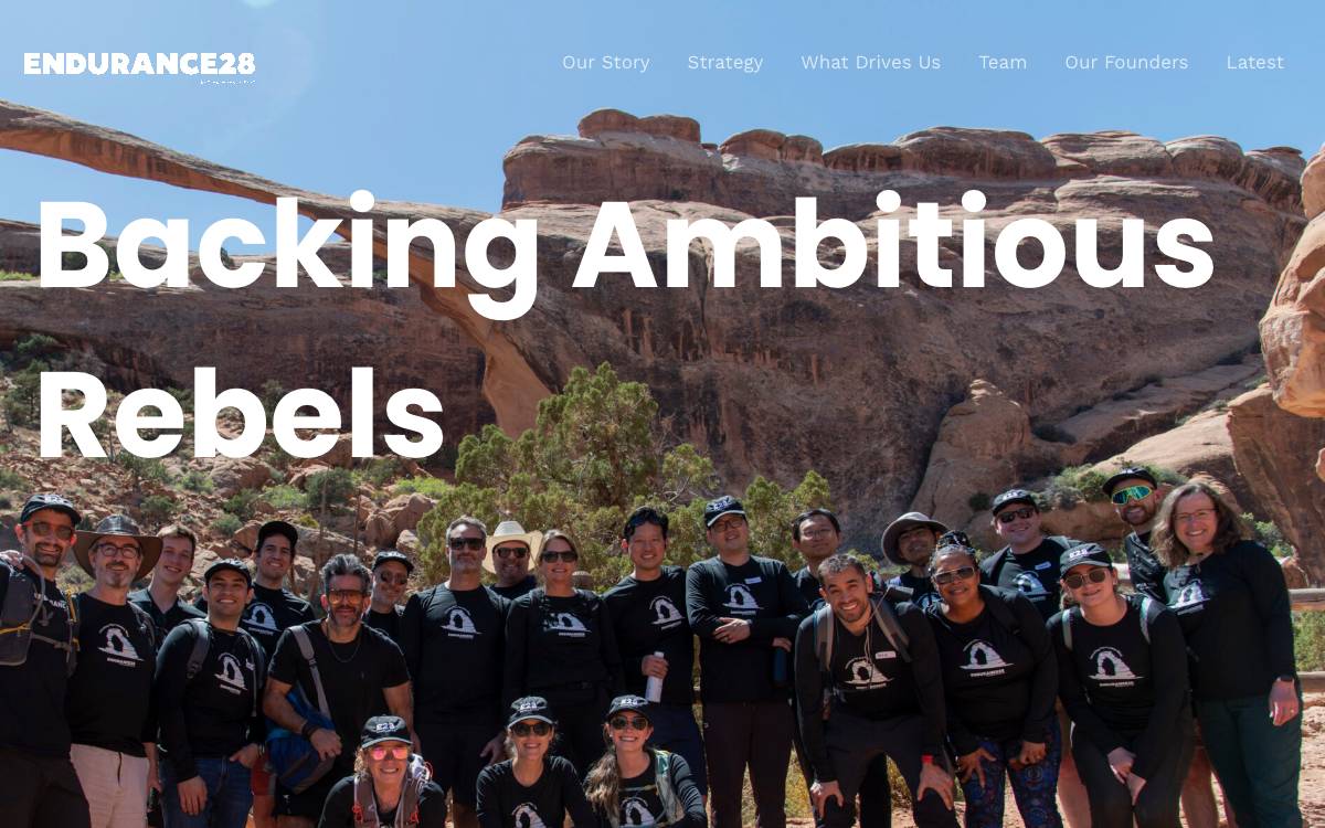 Endurance28 website preview