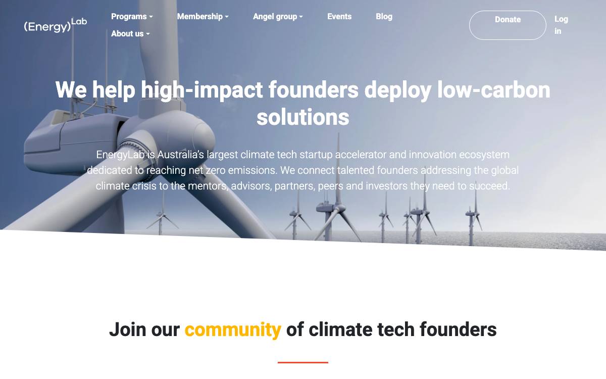 EnergyLab website preview