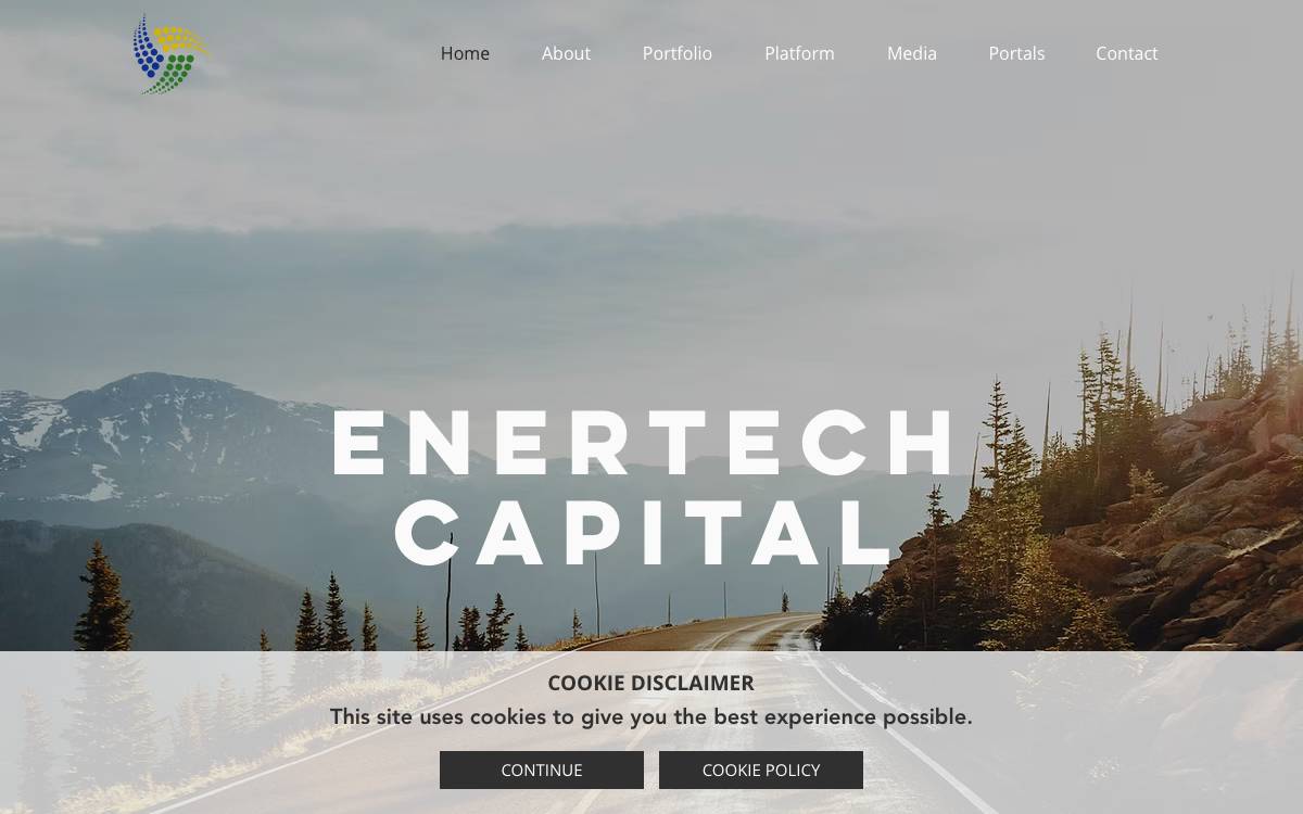EnerTech Capital website preview
