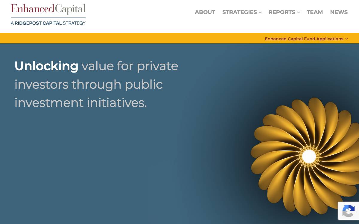 Enhanced Capital Partners website preview
