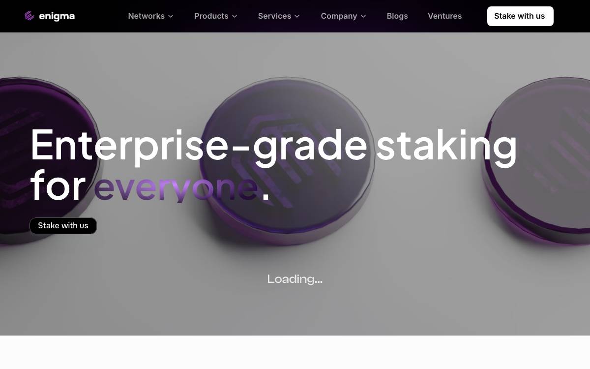 Enigma Validator website preview