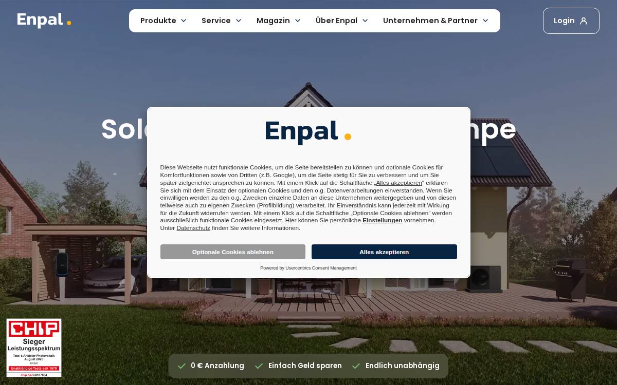 Enpal website preview