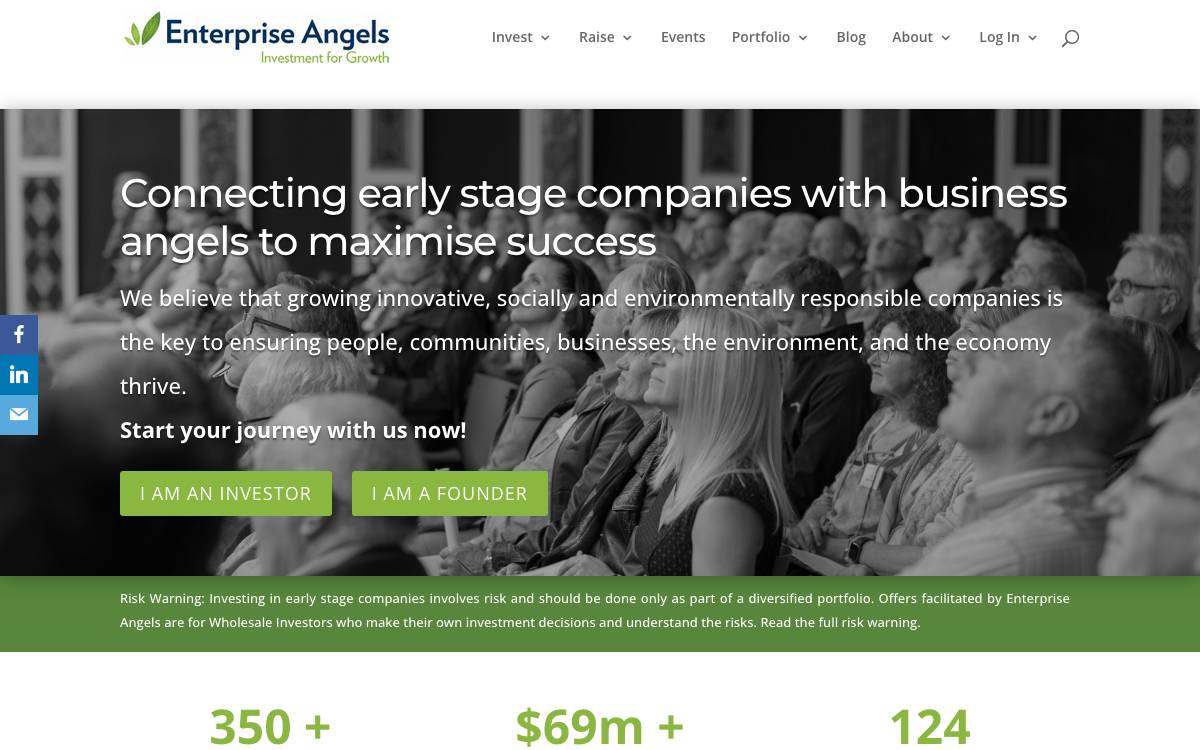 Enterprise Angels website preview