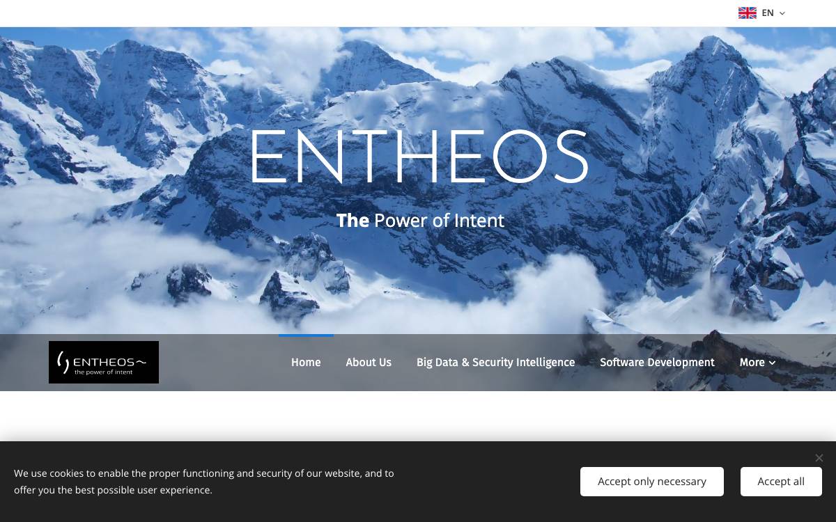 Entheos website preview
