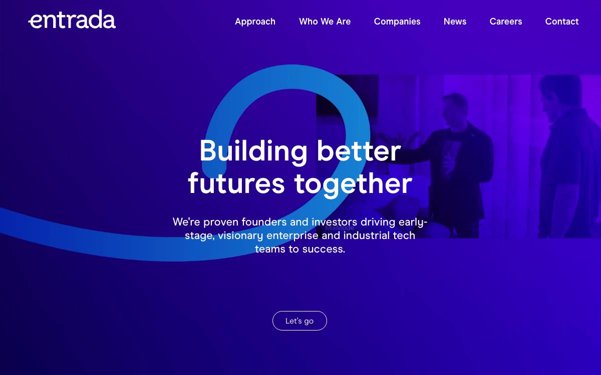 Entrada Ventures website preview