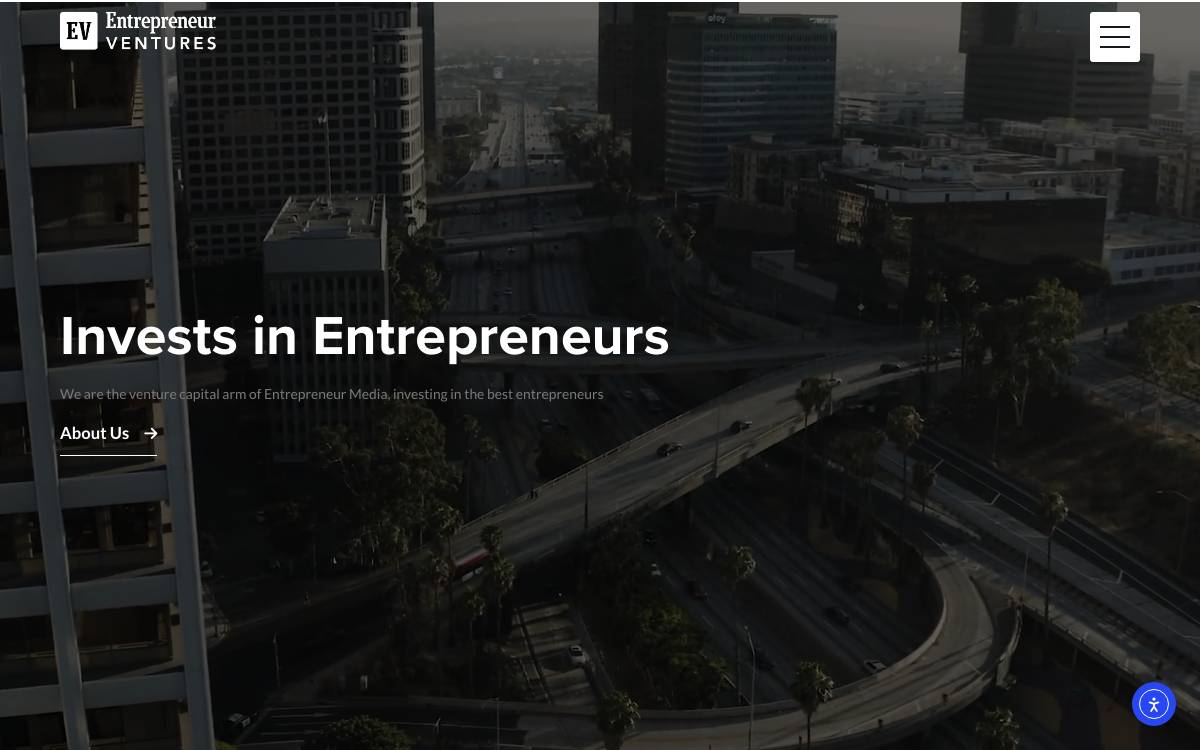 Entrepreneur Ventures website preview