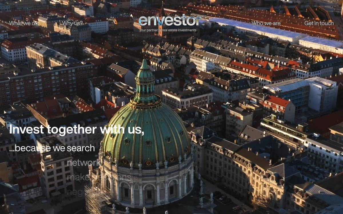 Envestor website preview