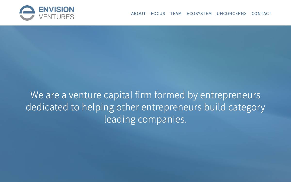 Envision Ventures Management, Llc website preview