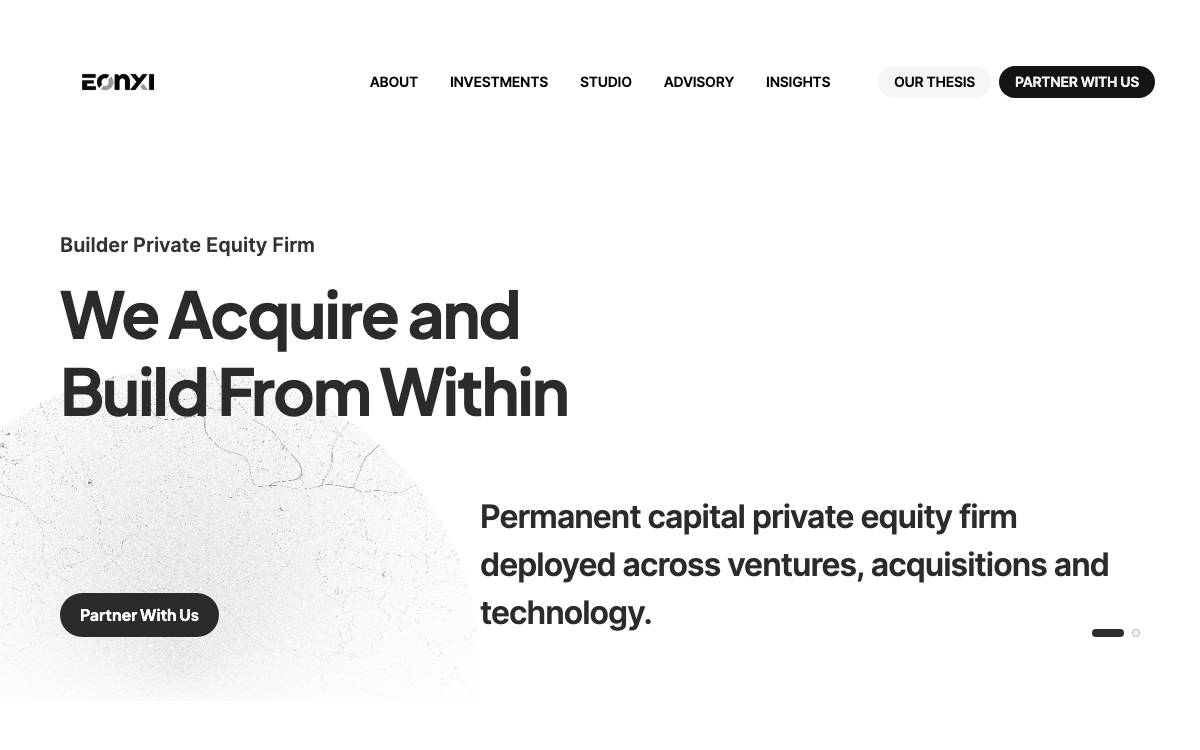 EONXI website preview