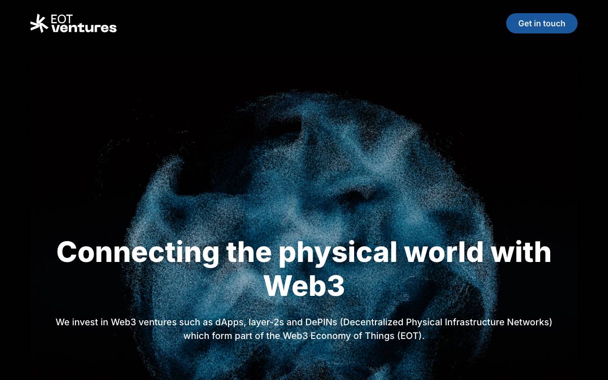EoT Ventures website preview