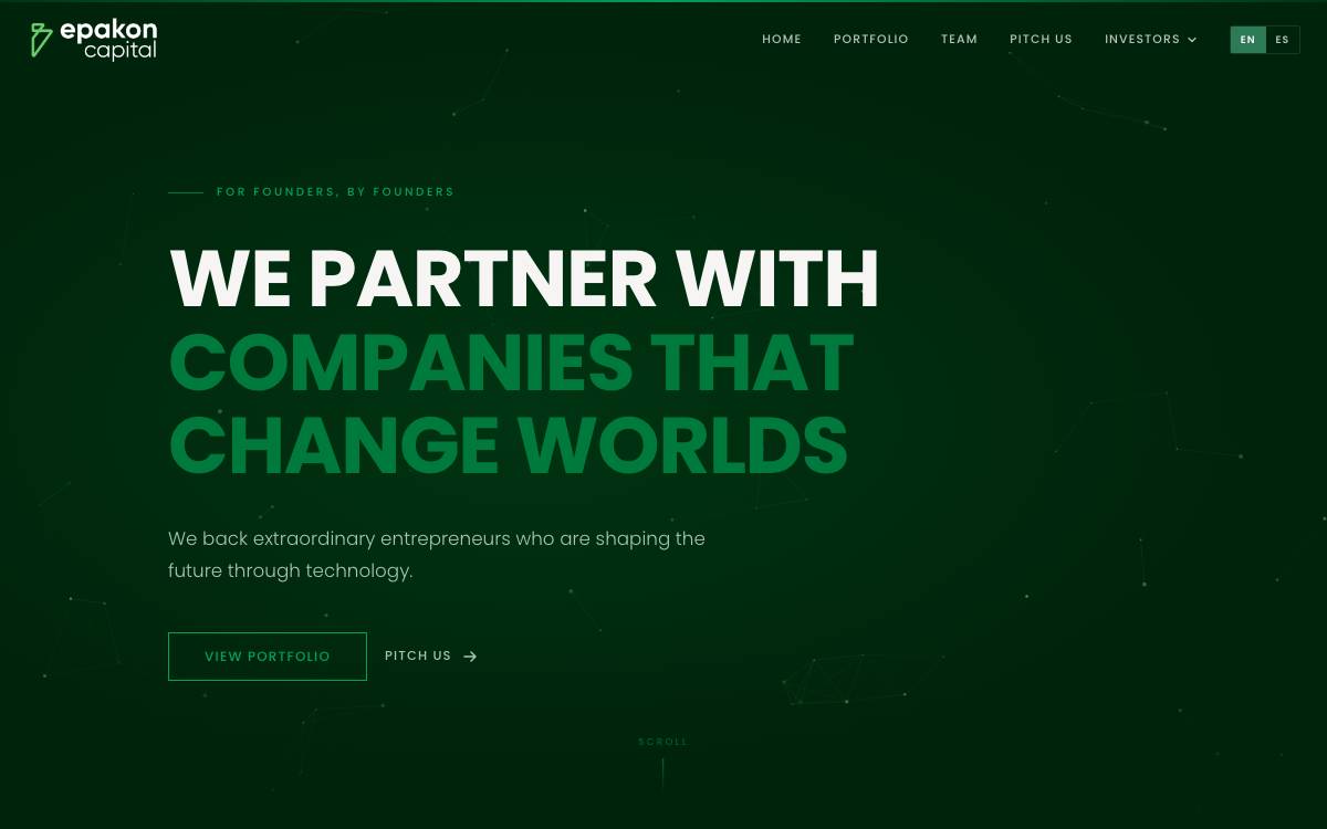 Epakon Capital website preview