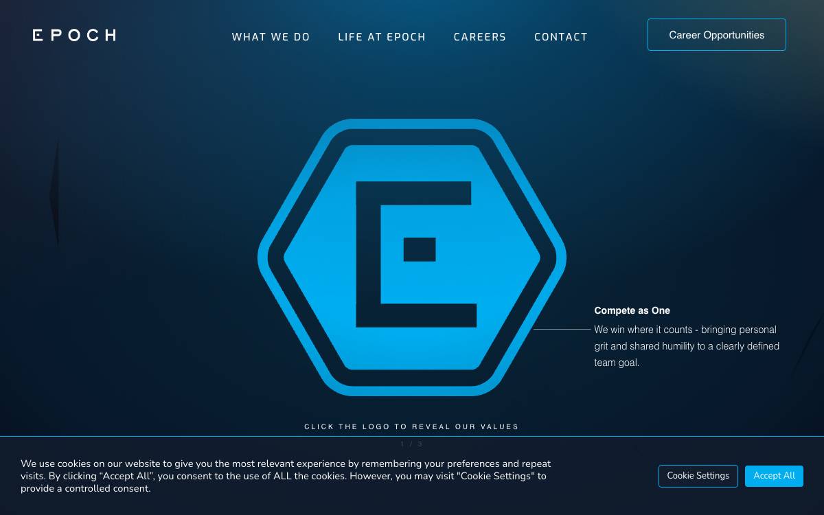 Epoch Capital website preview