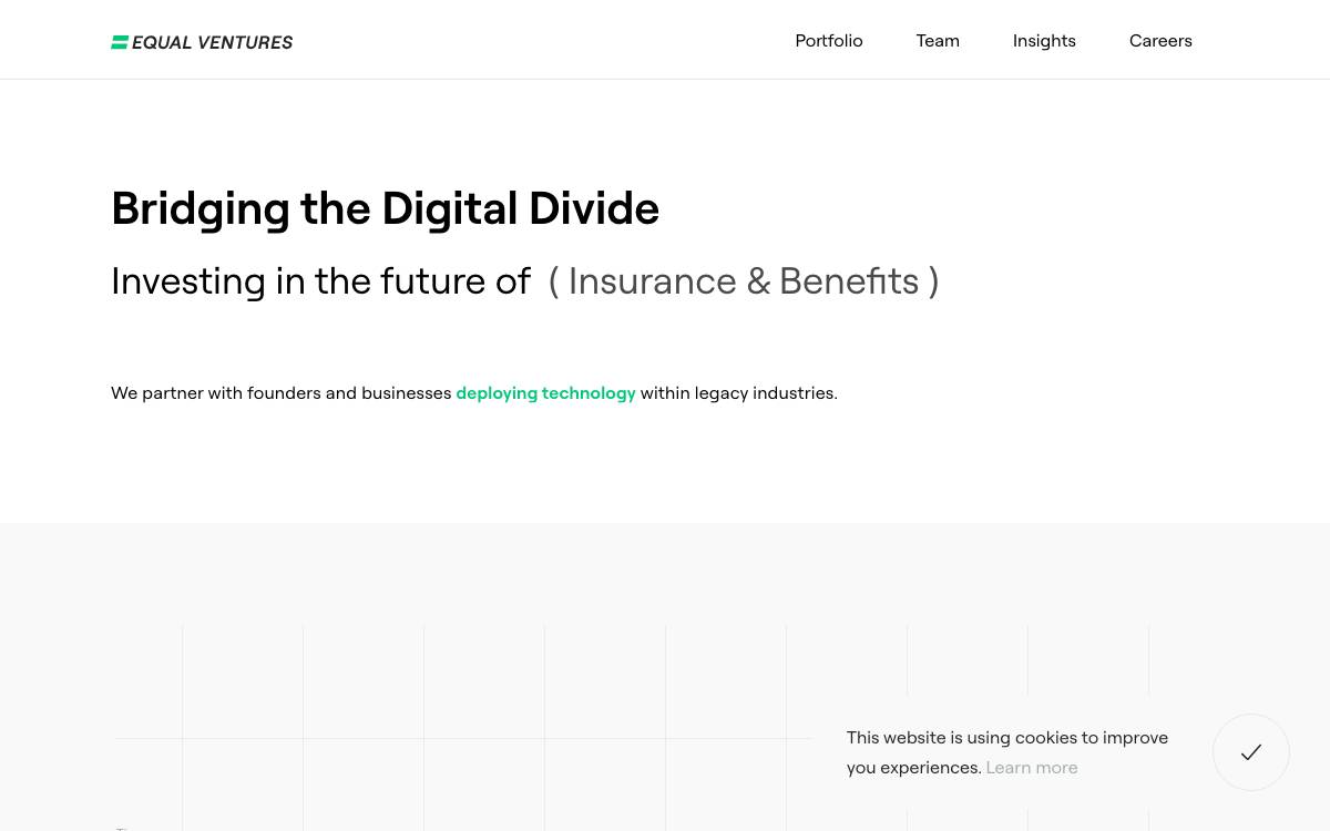 Equal Ventures website preview
