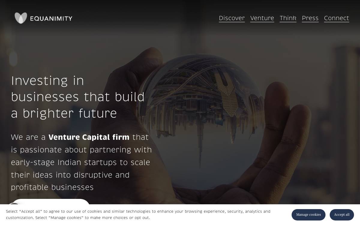 Equanimity website preview