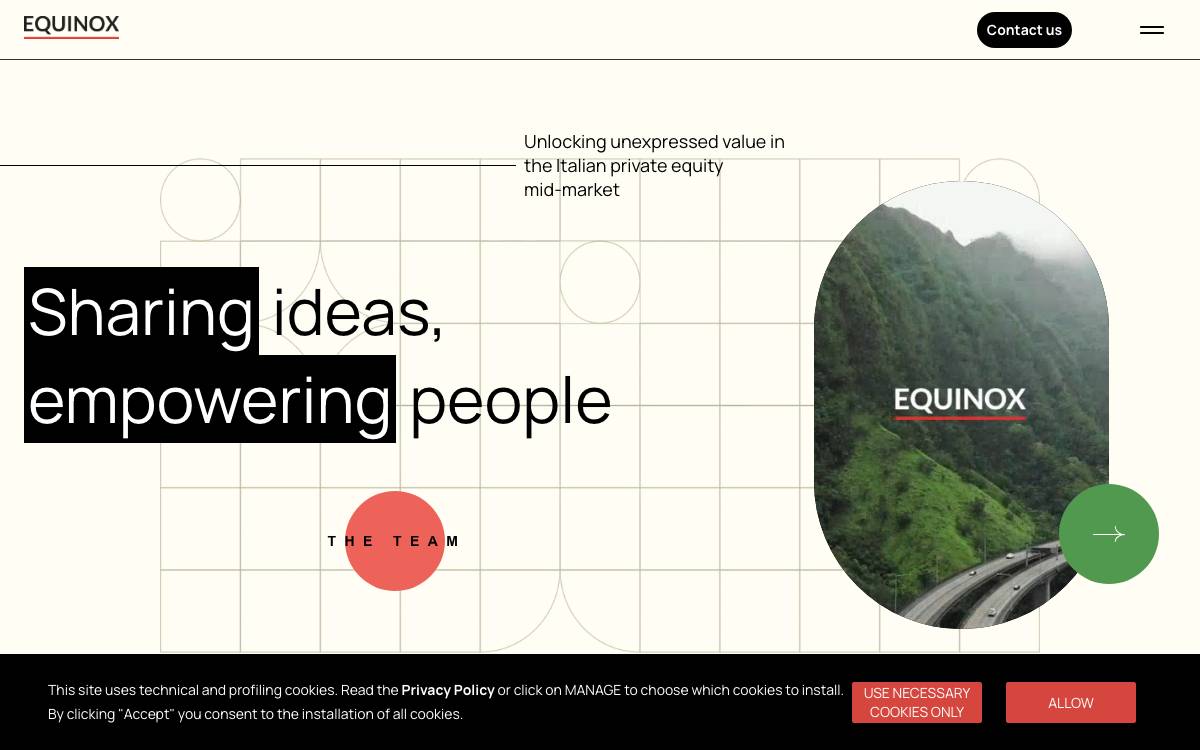 Equinox AIFM website preview