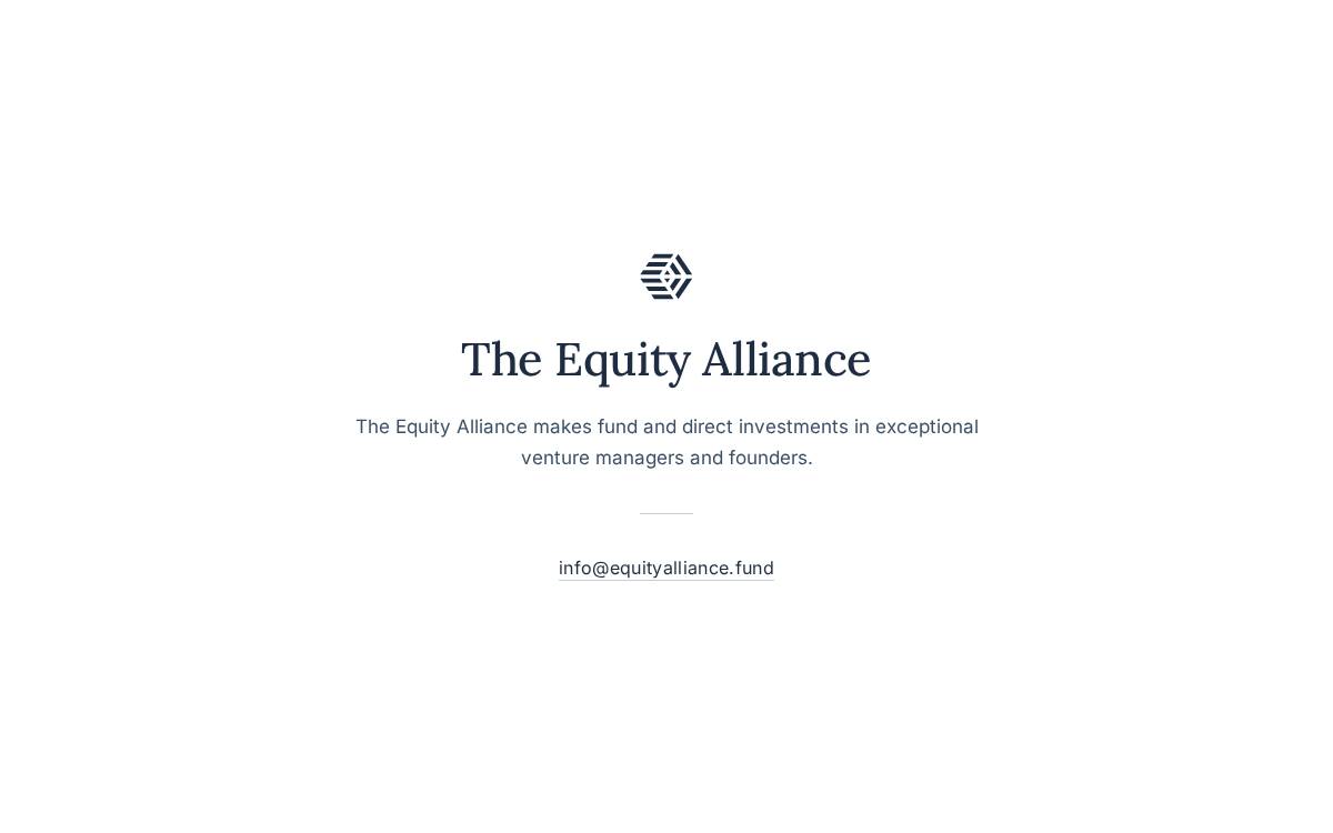 Equity Alliance website preview