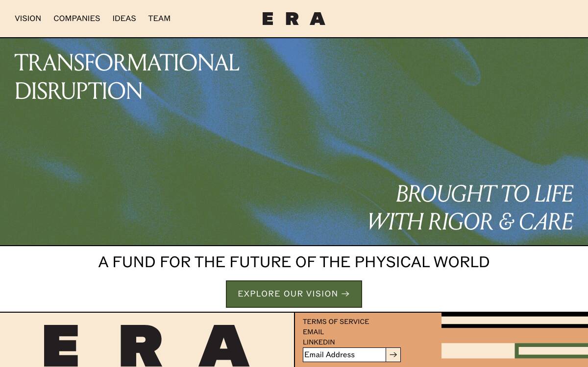 Era Ventures website preview