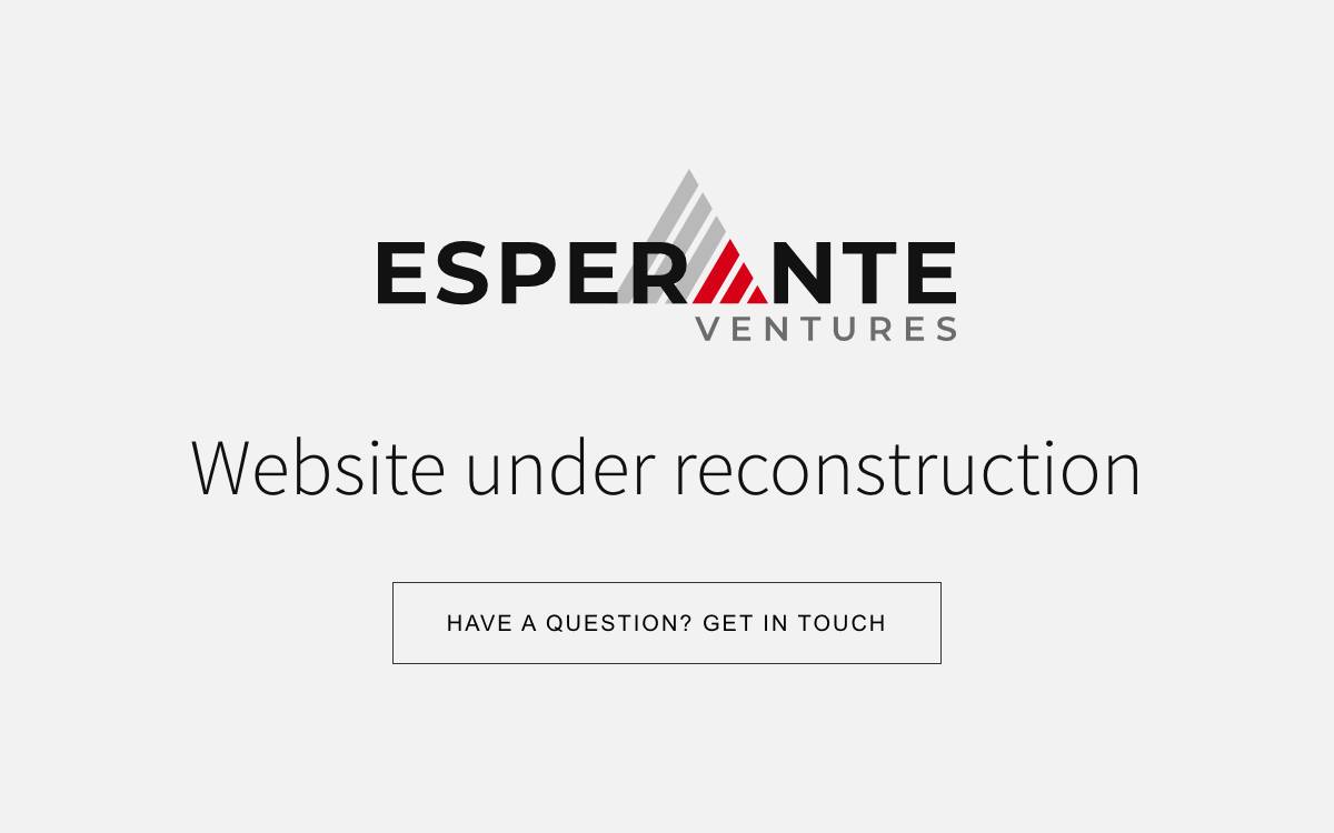 Esperante Ventures website preview