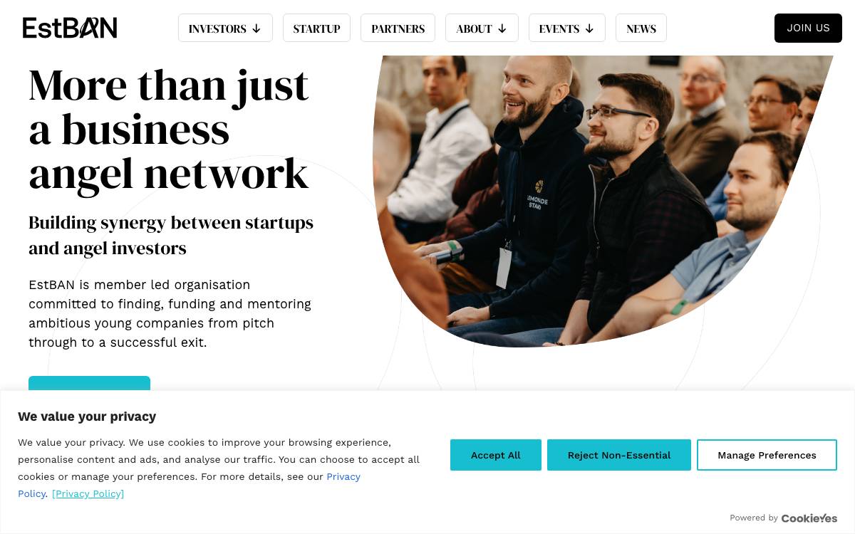 EstBAN website preview