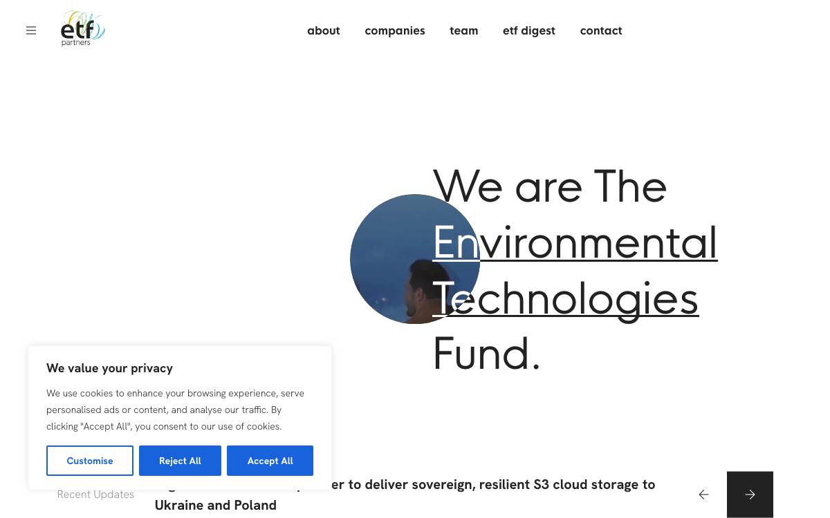 ETF Partners website preview