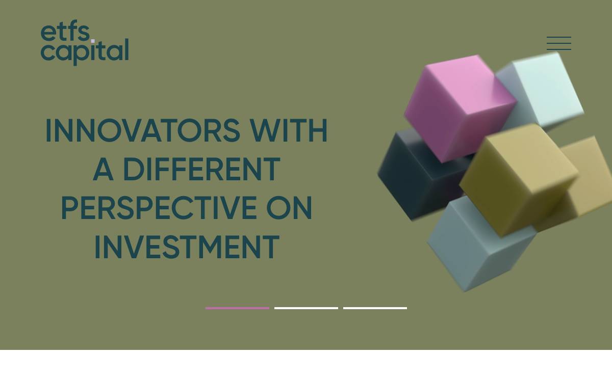 ETFS Capital website preview