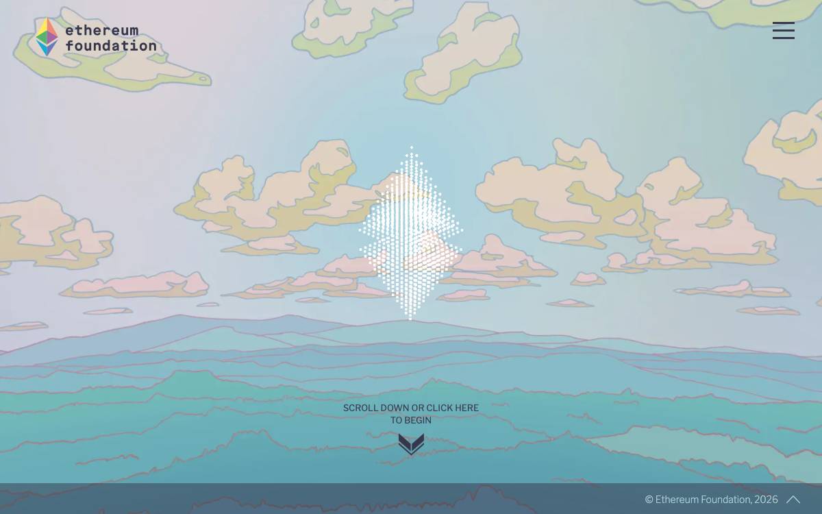 Ethereum Foundation website preview