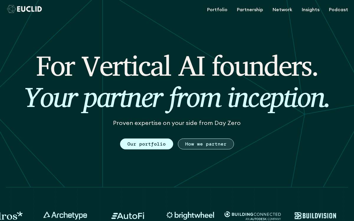 Euclid Venture Partners website preview