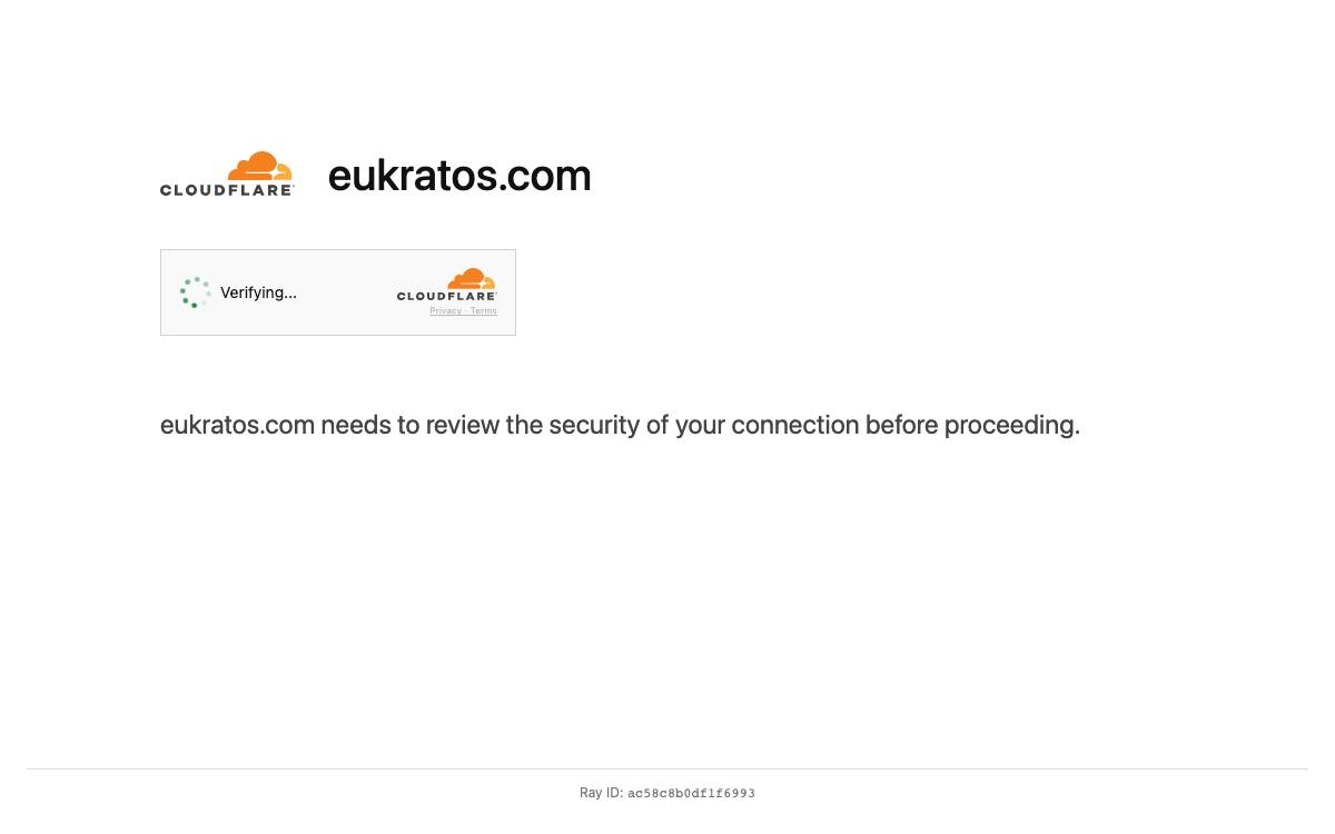 Eukratos website preview