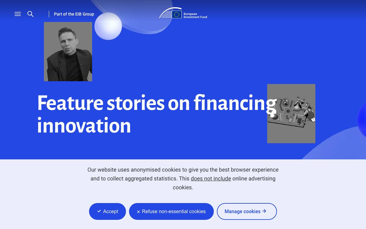 European Investment Fund website preview