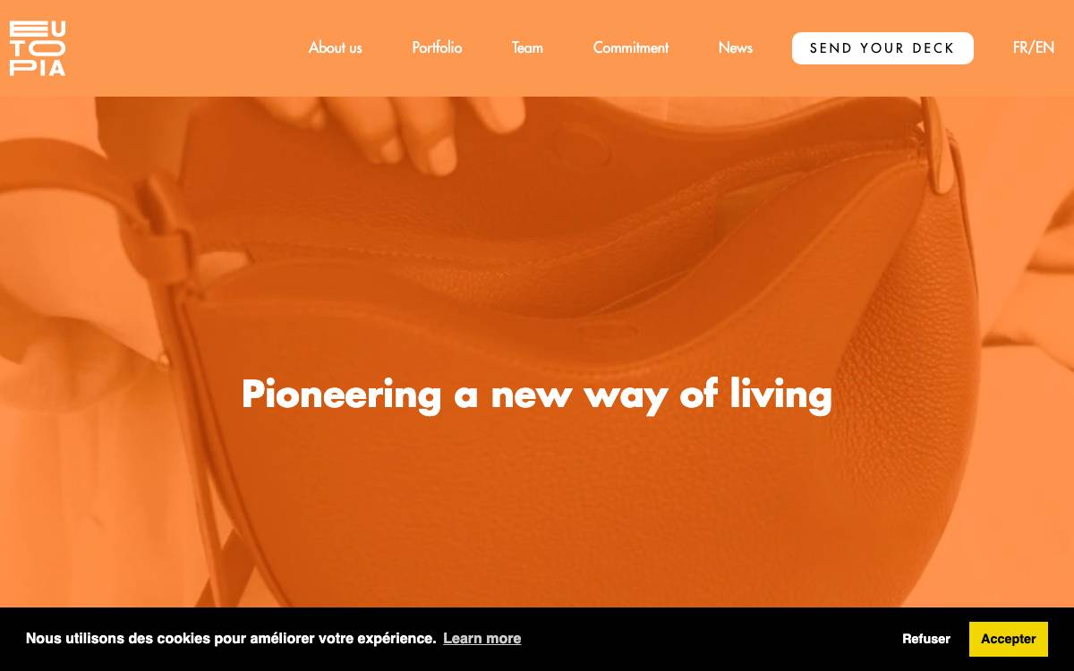 Eutopia VC website preview