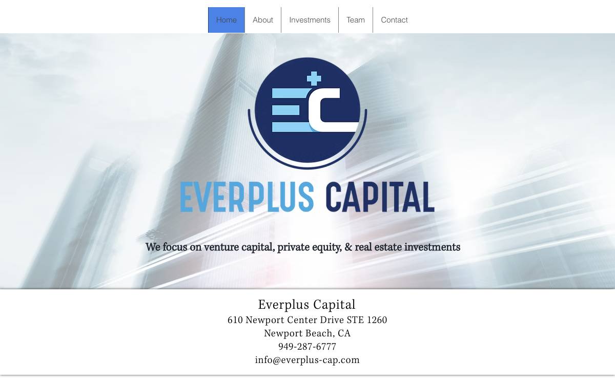 Everplus Capital website preview