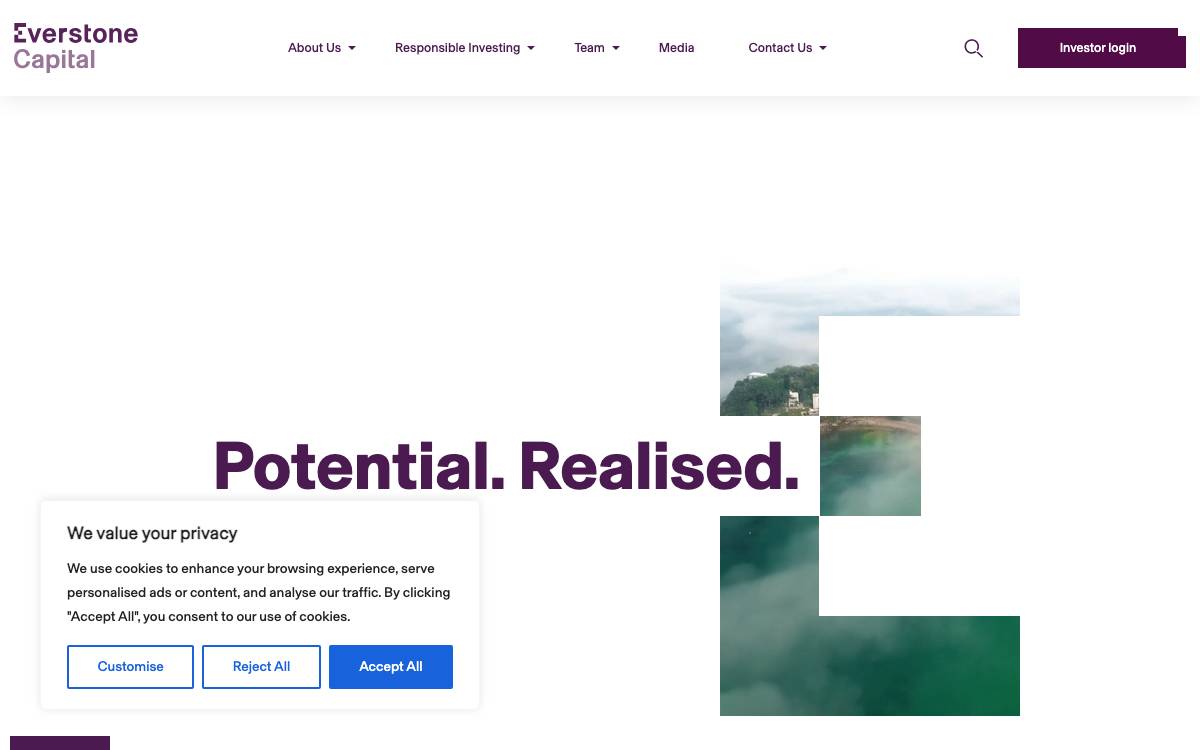 Everstone Capital Asia Pte. Ltd. website preview