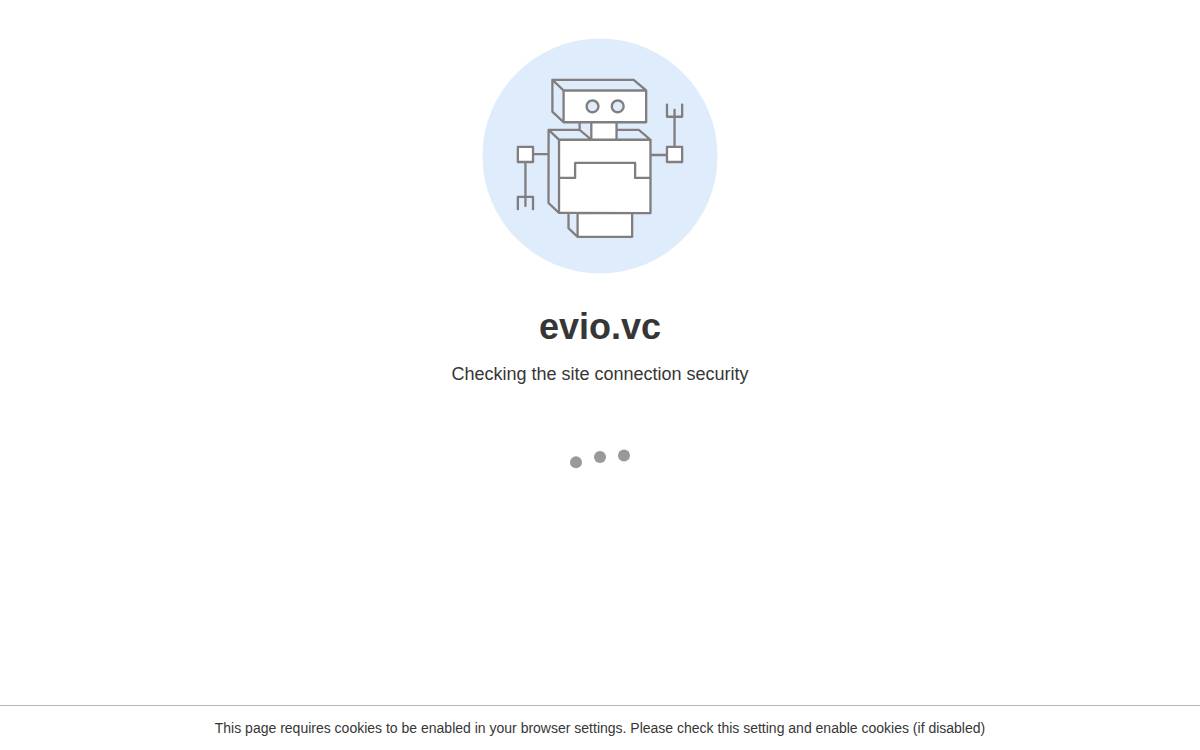 Evio VC website preview