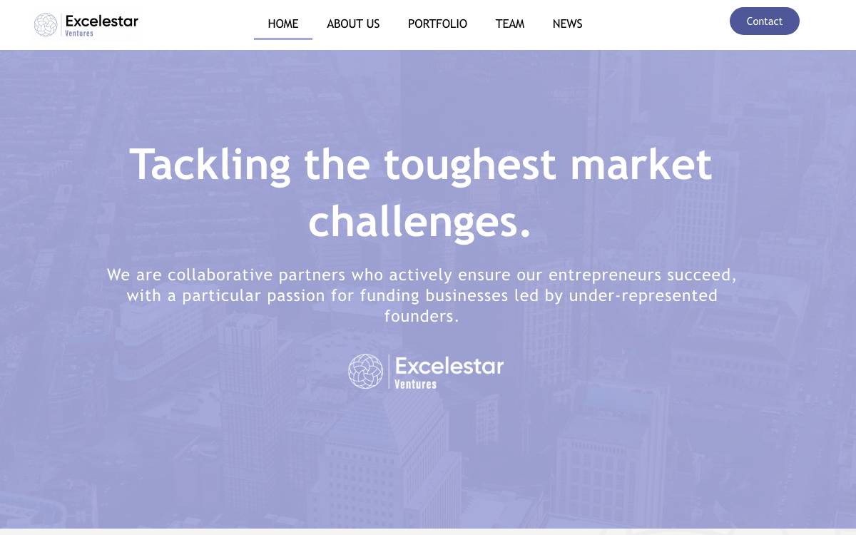 Excelestar Ventures website preview