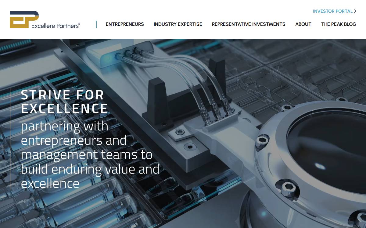 Excellere Partners website preview