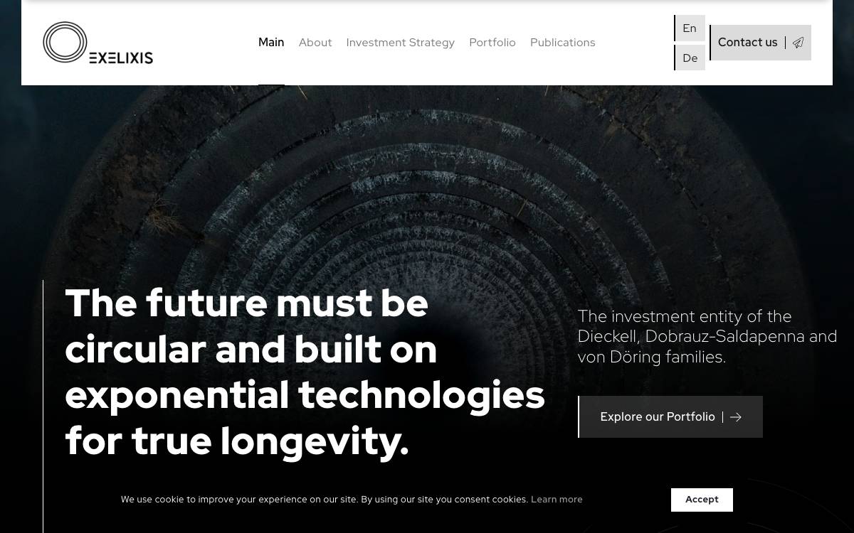 Exelixis Capital website preview